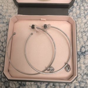 Brand New Heart Hoop Earrings